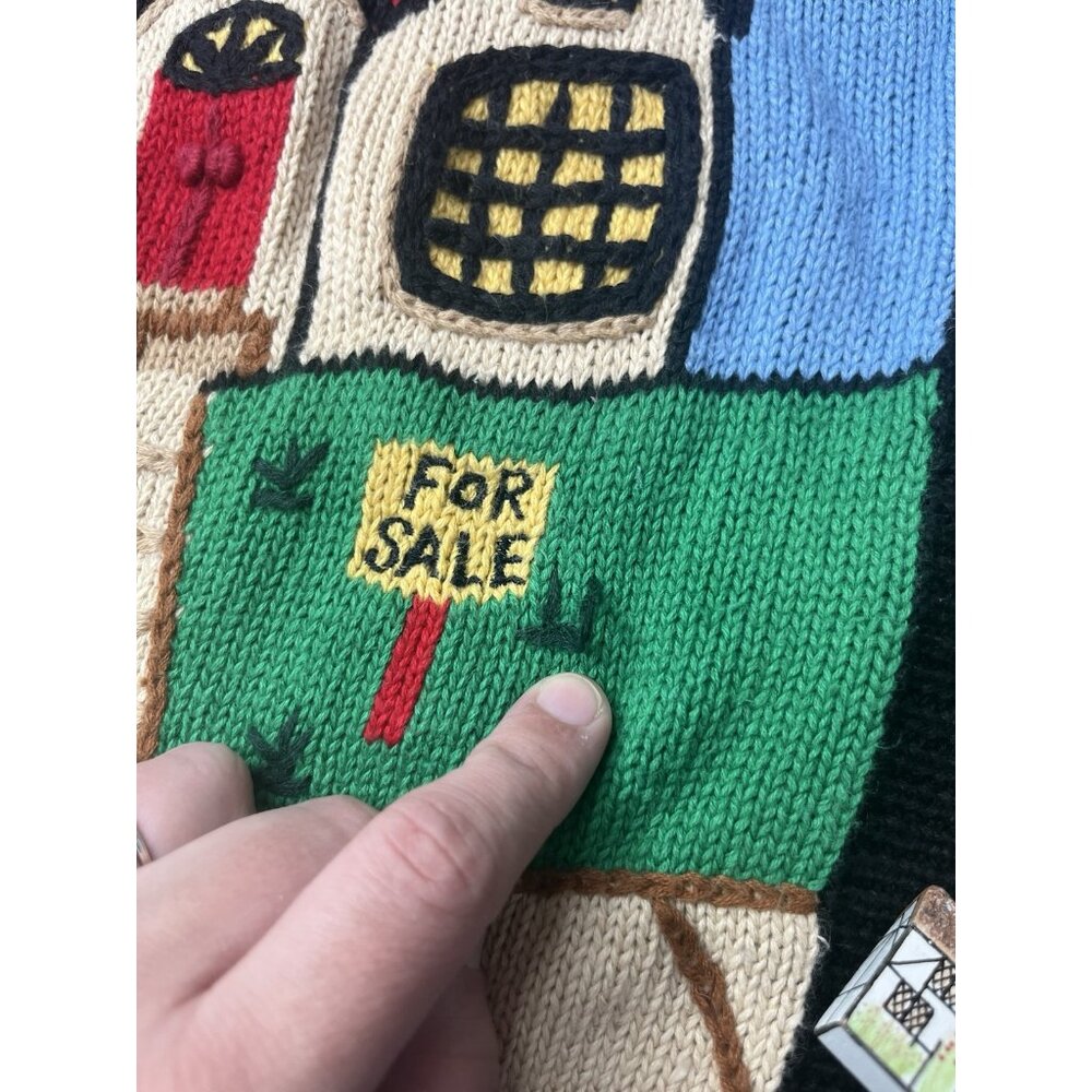 Vtg‎ Eagles Eye Sweater Vest Home Sweet Home Size 2x - Picture 9 of 14